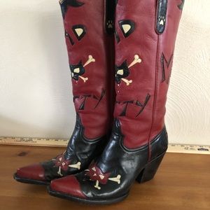 Bad Kitty Handmade Custom Leather Cowboy Boots